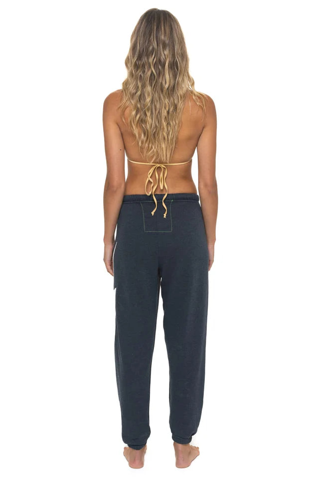 AVIATOR NATION BOLT STITCH SWEATPANTS - CHARCOAL