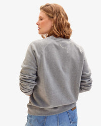 Clare V. Sweatshirt Grey Melange w/ Cream Ciao