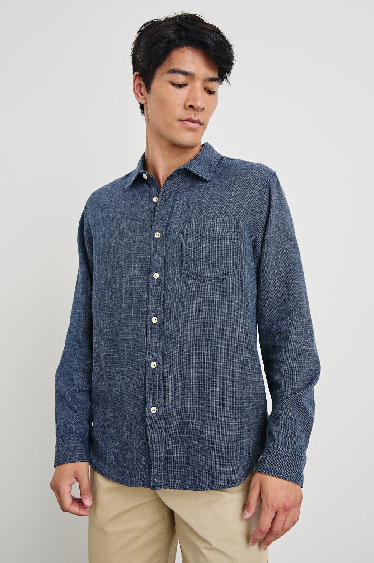 Rails Wyatt shirt - Navy Tech