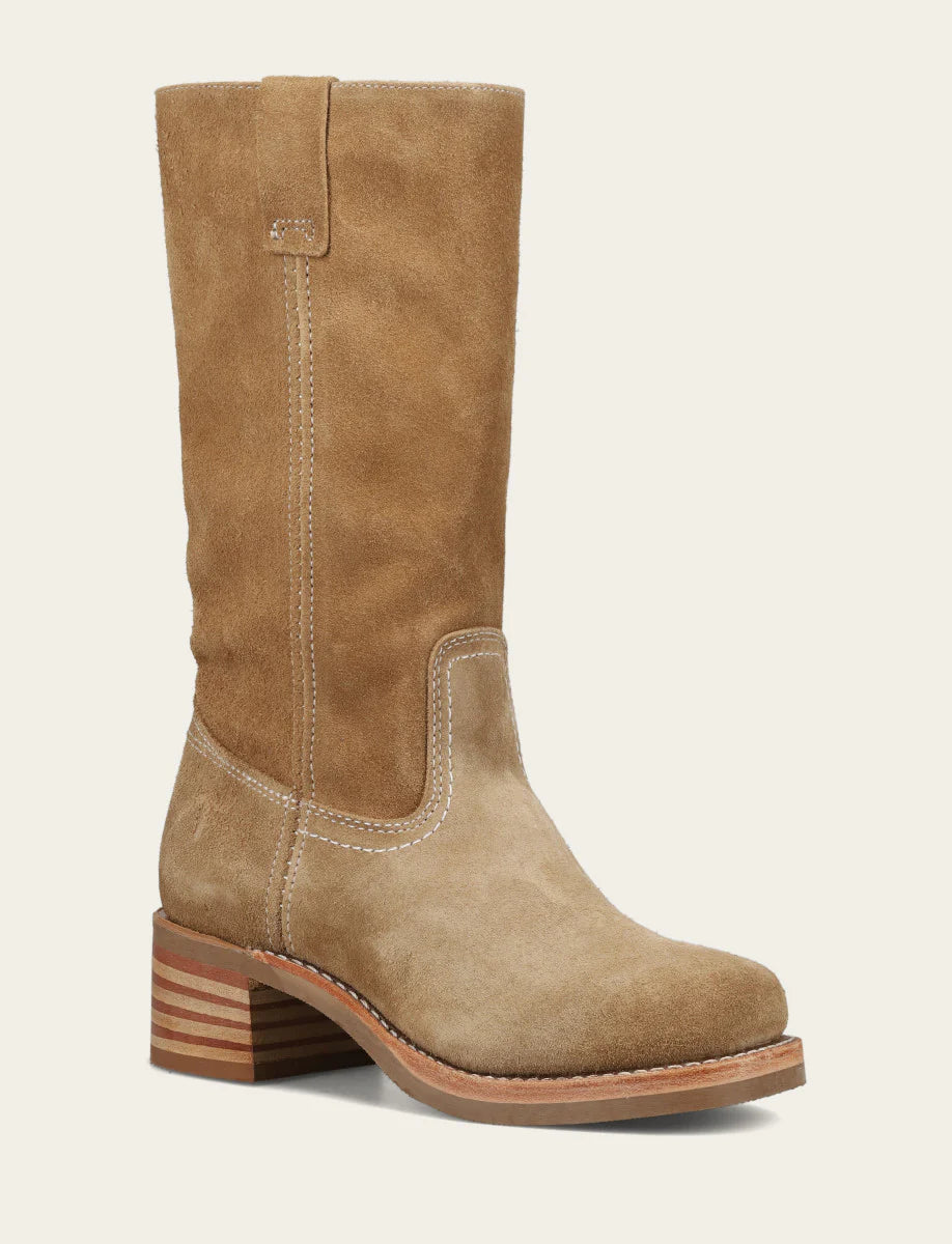 Frye Campus 12R - Tan Buck