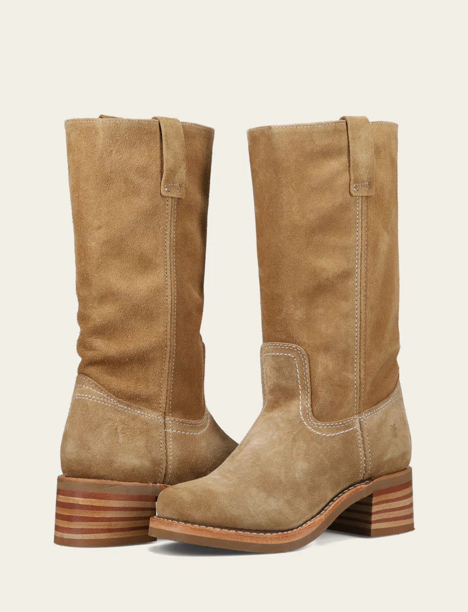 Frye Campus 12R - Tan Buck