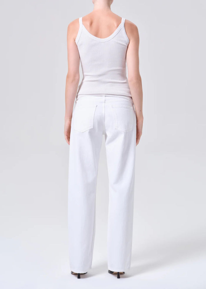 AGOLDE Low Rise Loose In Marshmallow