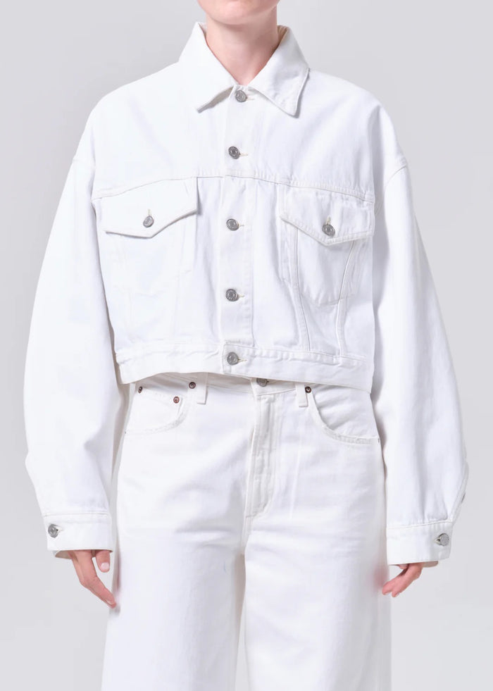 AGOLDE Palmer Jacket In Milkshake