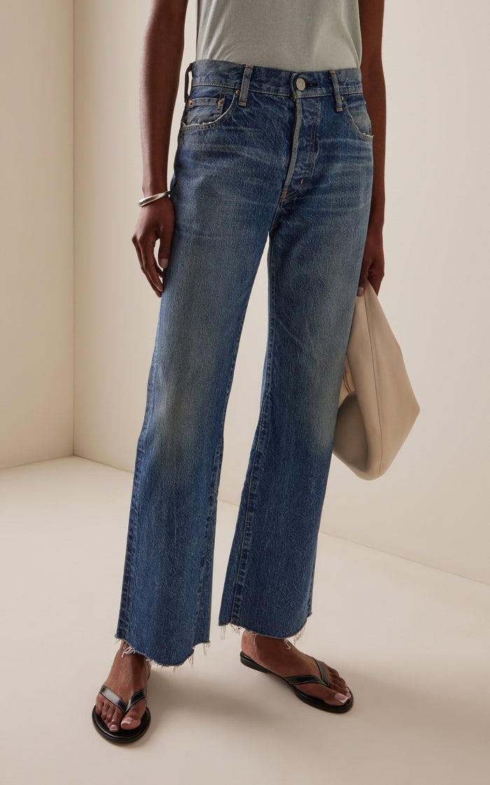 MOUSSY VINTAGE Atlantis Low-Rise Flared Jeans