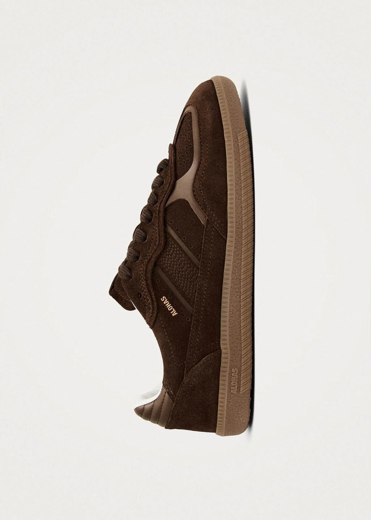 Alohas TB.490 RIFE CHOCOLATE BROWN LEATHER SNEAKERS