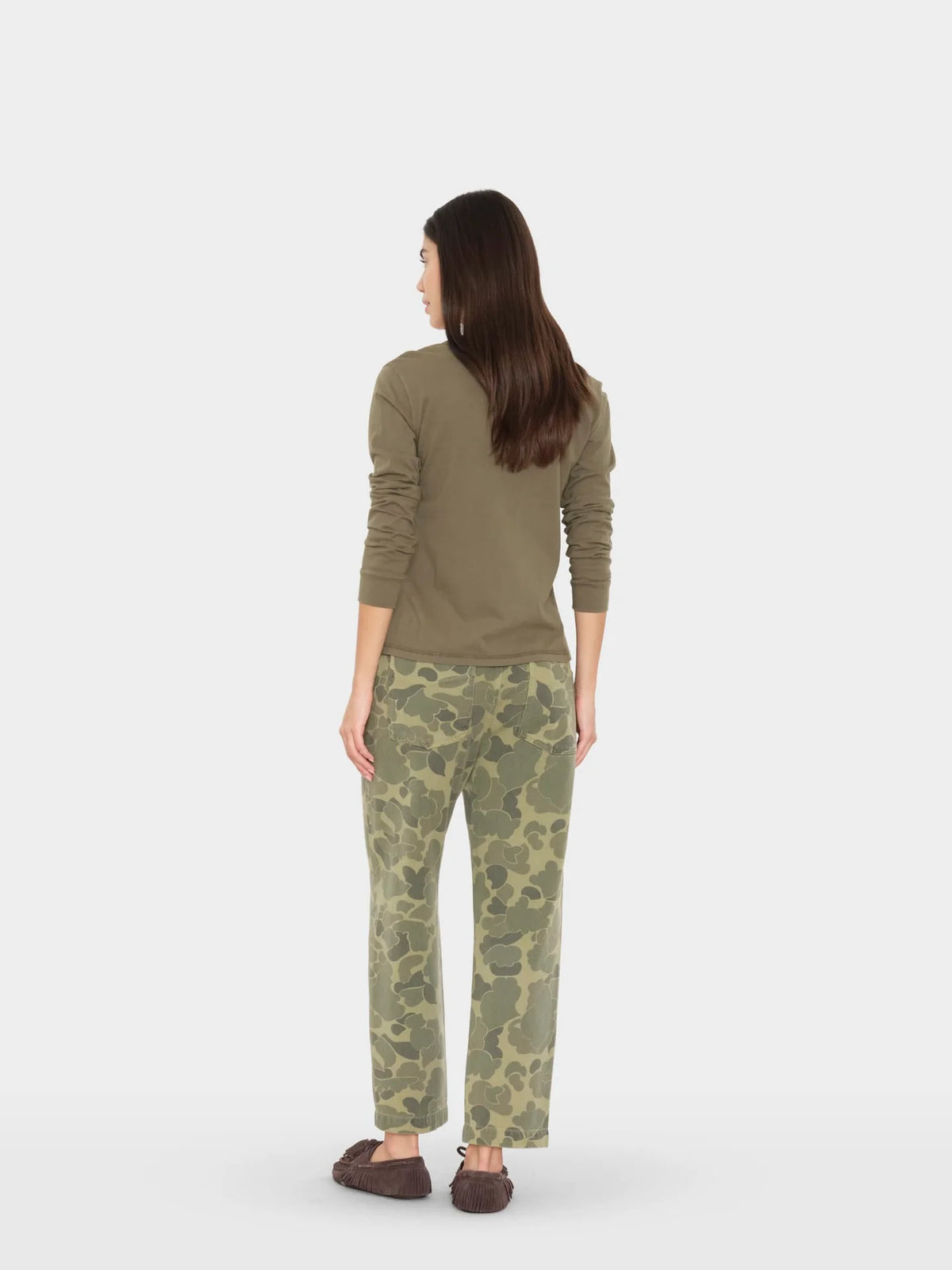 Xirena Camo Green Baxter Pant